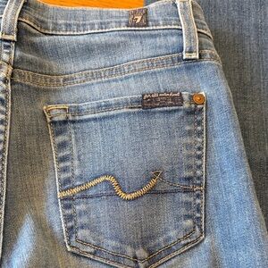 7 For All Mankind Light Blue Denim Jeans